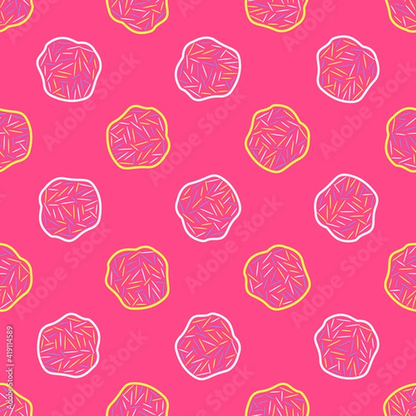 Obraz Organic seamless pattern