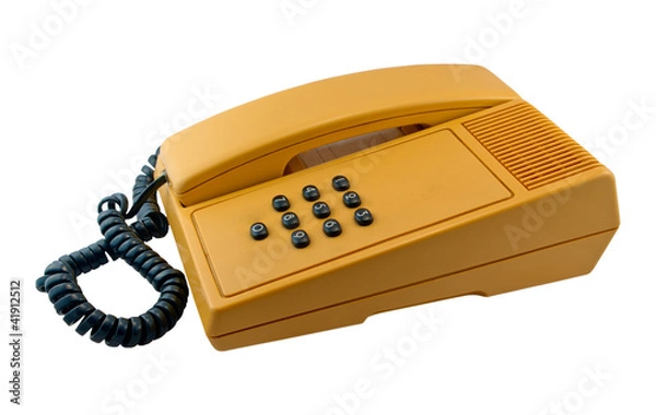 Obraz the old push-button telephone