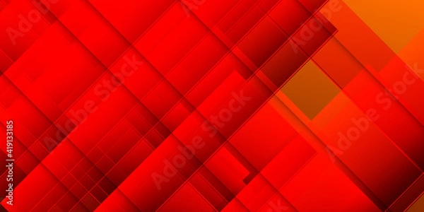 Obraz Flowing neon gradients geometric abstract background with straight lines and square tails. Fluid color pattern of color liquid gradient background for wallpaper, banner, background, card, landing page