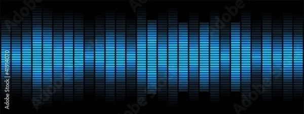 Obraz Blauer Equalizer