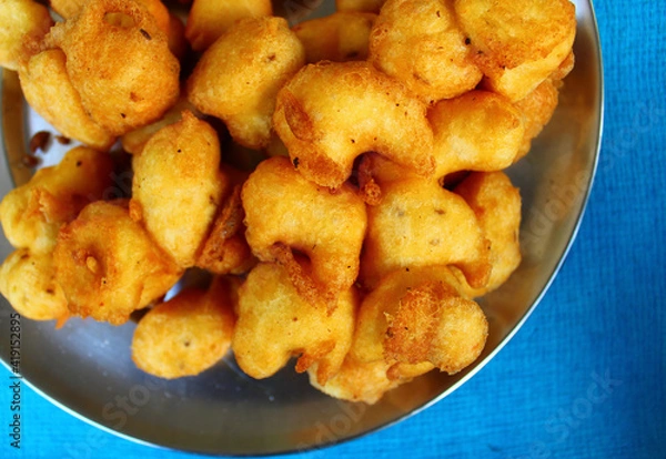 Obraz Moong dal vada closeup