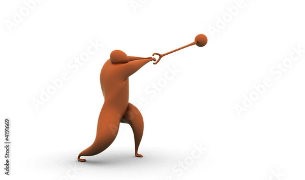 Obraz Discipline lancer de marteau