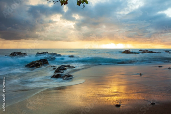 Obraz sunset on the beach