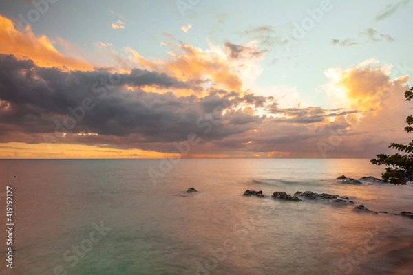 Obraz sunset over the sea