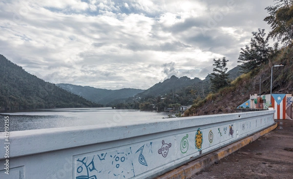 Obraz lake in the mountains