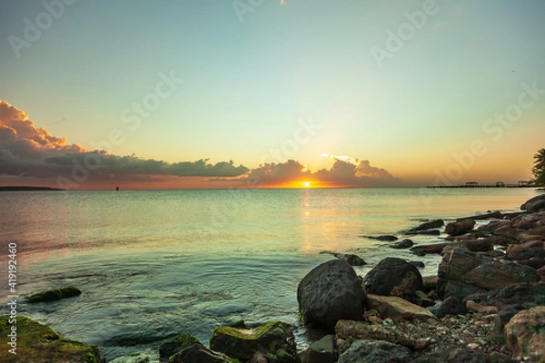 Obraz sunset over the sea