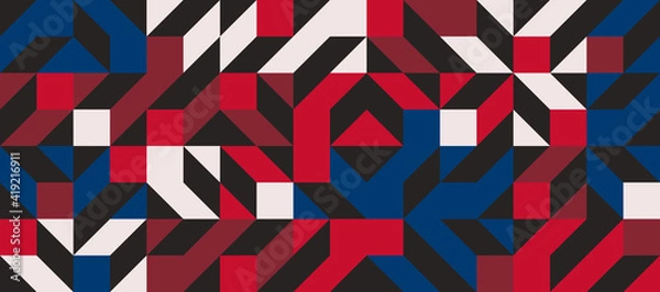 Obraz Colorful Geometric Vector Pattern Design