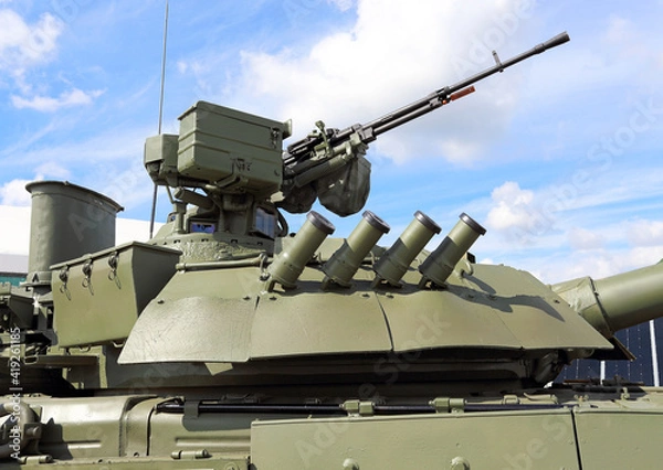 Obraz Rotating turret of the modern Russian tank