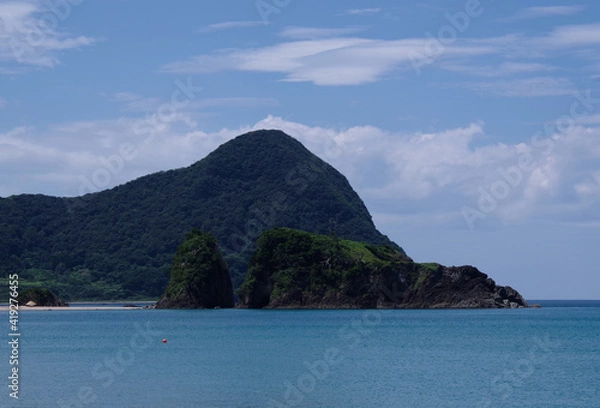 Obraz 夏の穏やかなビーチリゾート　綺麗な青色