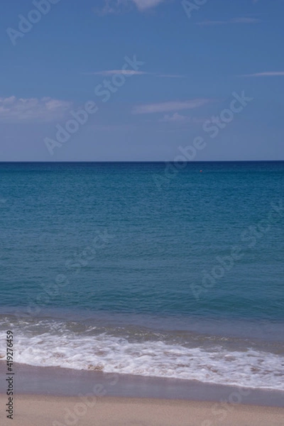 Obraz 穏やかな海と水平線　リゾート地