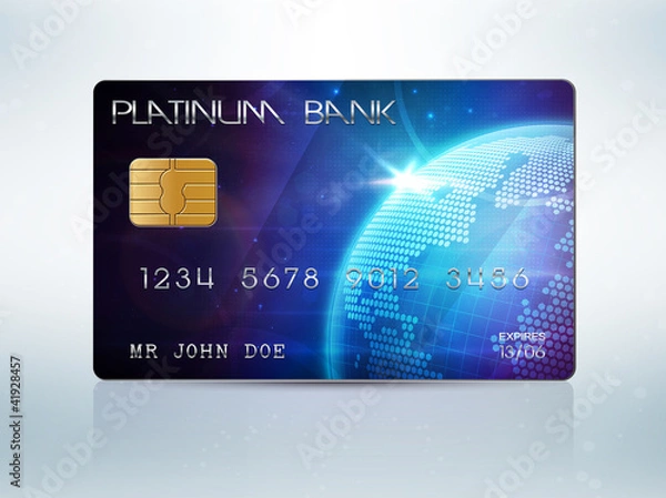 Fototapeta Credit card