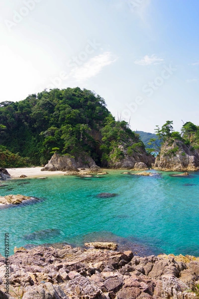 Obraz 日本　海辺の風景　夏の海