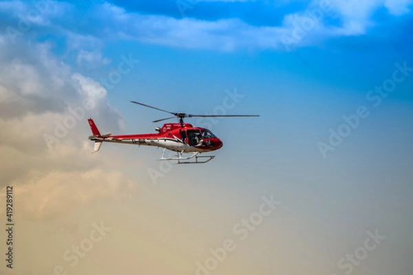 Fototapeta Helicopter 