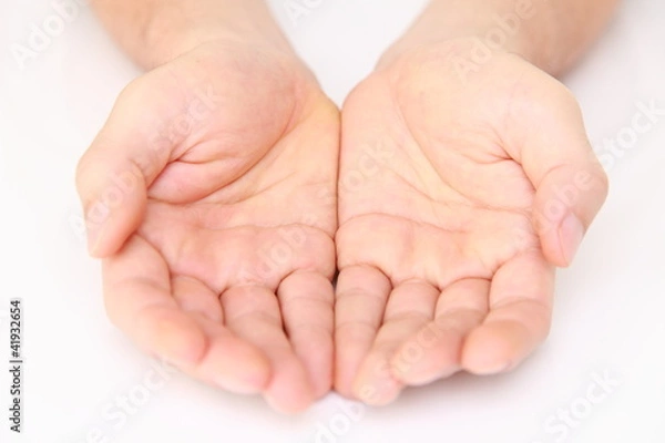 Fototapeta genle　hands