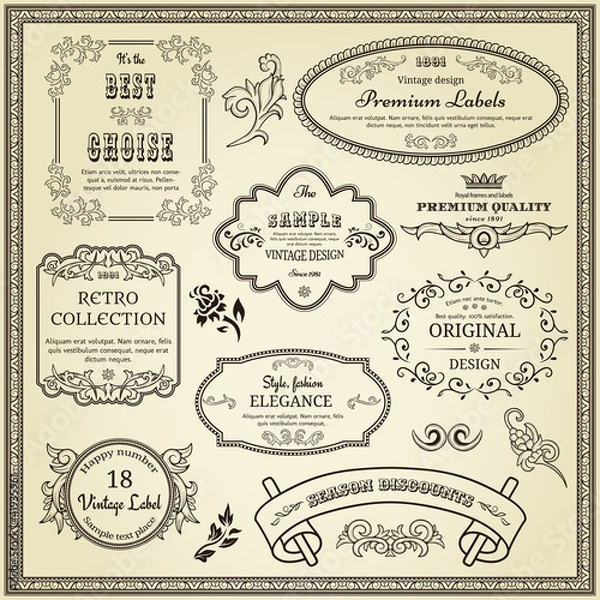 Fototapeta Design elements