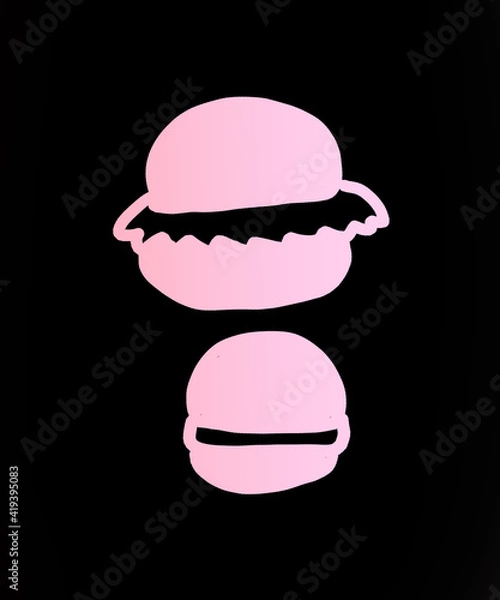 Fototapeta マカロン　スクラッチアート