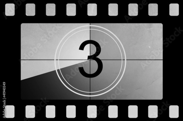 Obraz Film countdown 3