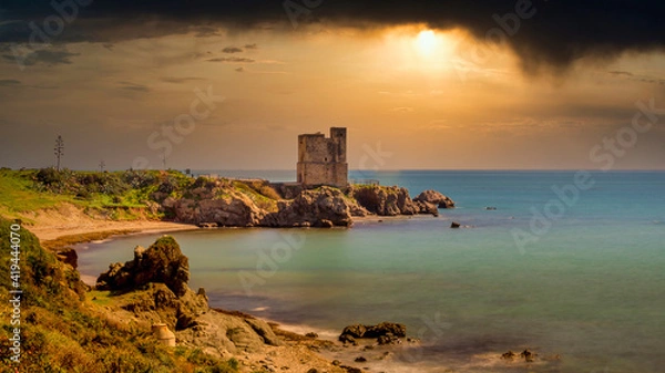 Obraz castle on the coast