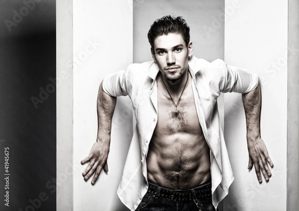 Obraz an attractive young man