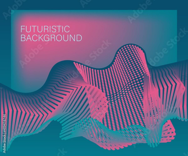 Obraz  Abstract tech background