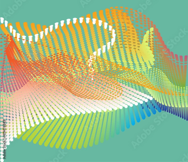 Obraz Abstract tech background