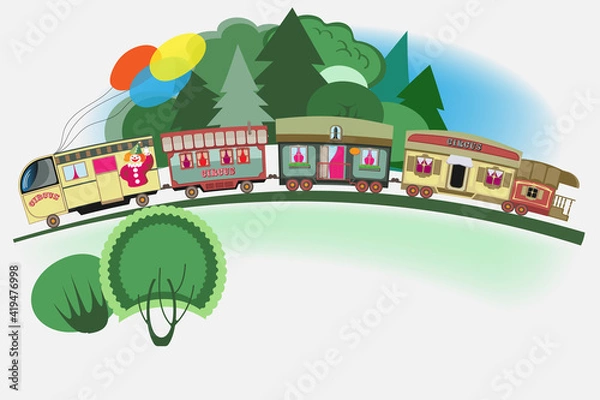 Obraz circus trailer