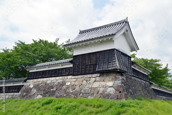 Fototapeta 勝龍寺城跡　模擬隅櫓　京都府長岡京市