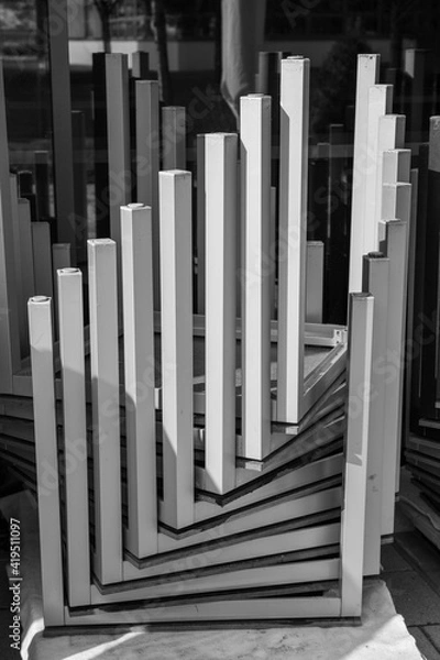 Obraz Gestapelte Tische