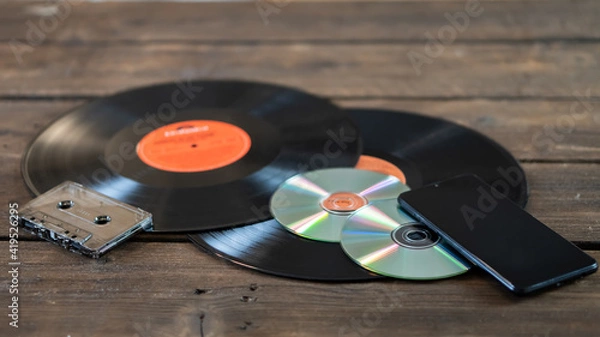 Obraz Datenträger alt vs neu 