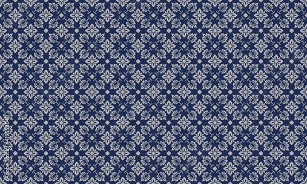 Obraz 模様素材　小葵　シームレスパターン　