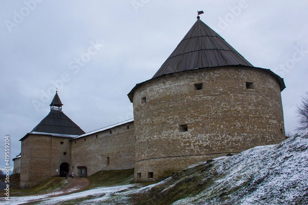 Obraz Old Ladoga Fortress - immersion in the world of the Middle Ages.