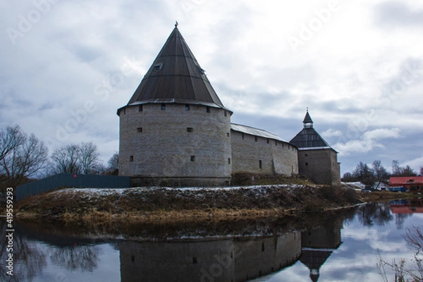 Obraz Old Ladoga Fortress - immersion in the world of the Middle Ages.