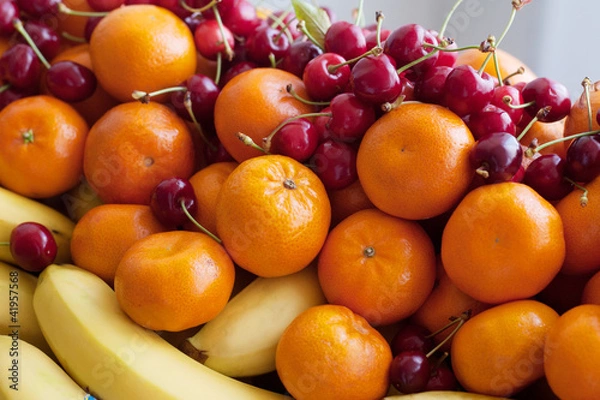 Fototapeta Stack of fruits