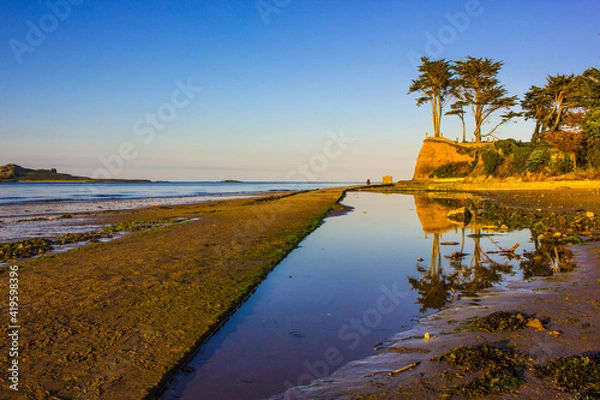 Obraz Sunset on the beach, Howth, Dublin