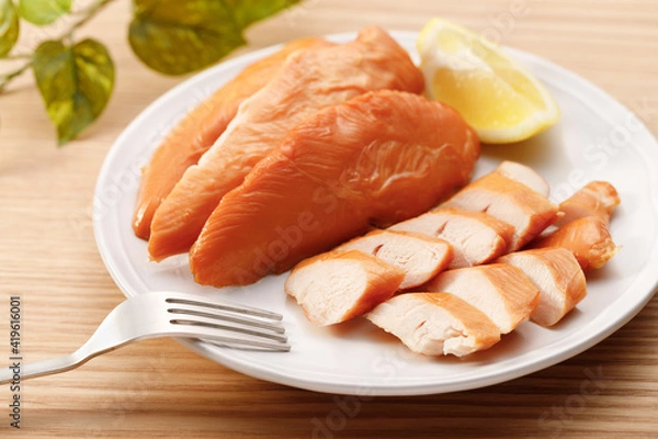 Fototapeta ささみの燻製