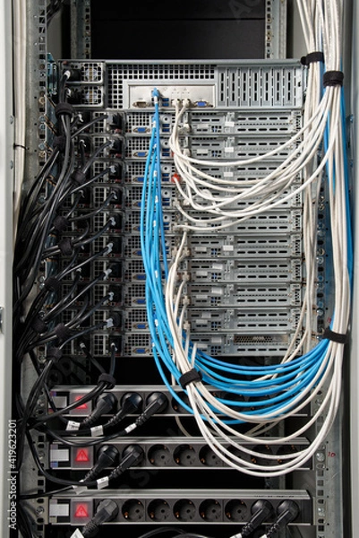 Obraz Order in the server rack