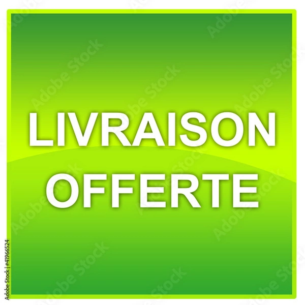 Fototapeta icone livraison offerte