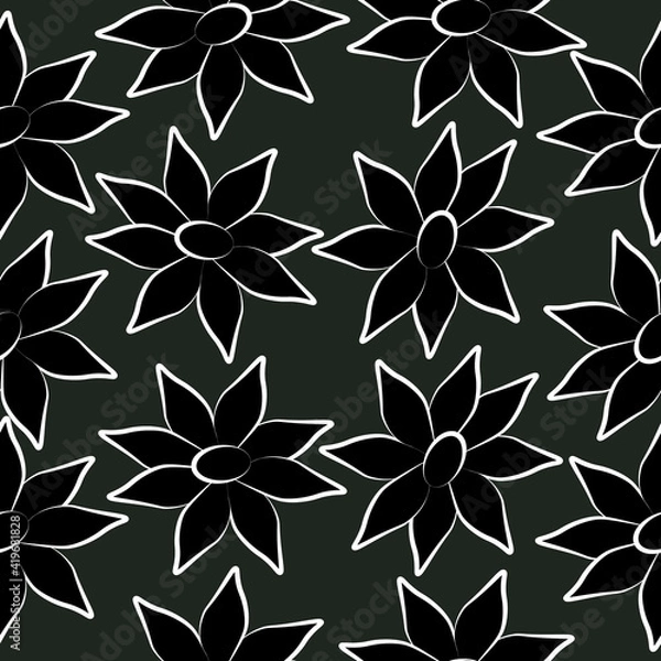 Obraz seamless floral pattern