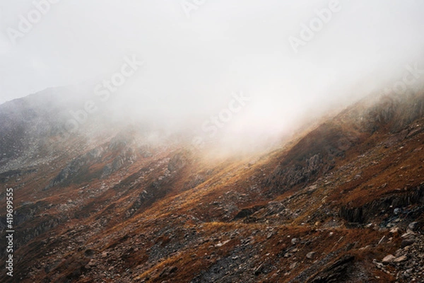 Fototapeta Mgła w górach.