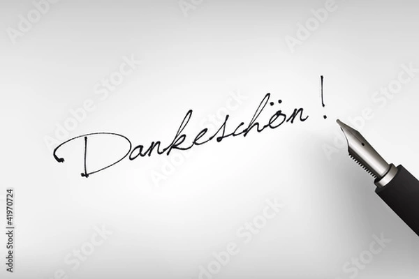 Obraz Dankeschön