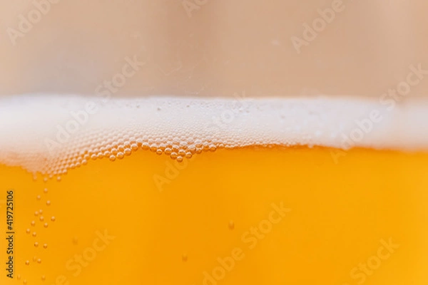 Fototapeta ビールの泡素材