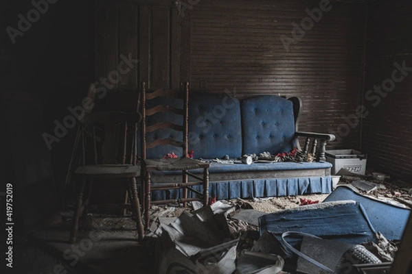 Fototapeta Horror Couch