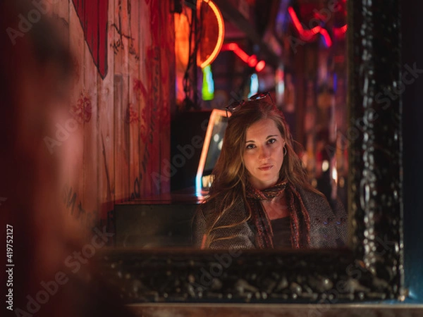 Fototapeta Reflections in Mirror