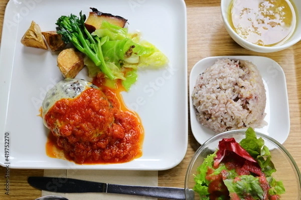 Fototapeta 健康的なランチ