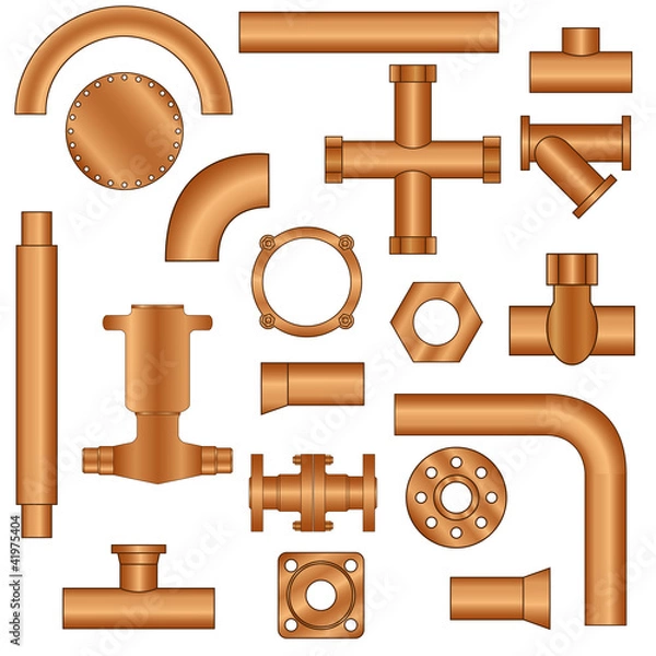 Fototapeta Pipelines and elements