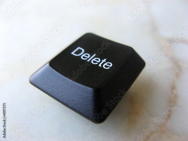 Fototapeta Delete Key