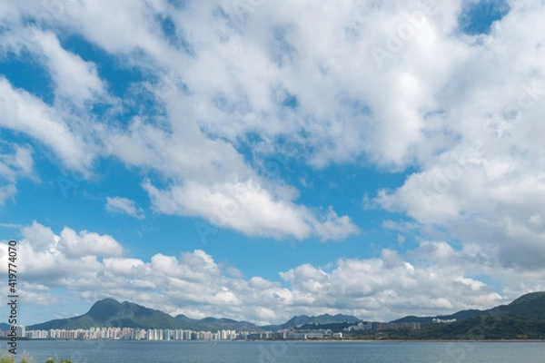 Obraz clouds over the sea