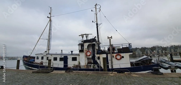 Obraz boats in the harbor
