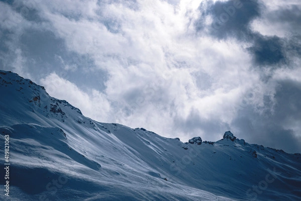 Obraz mountains and clouds