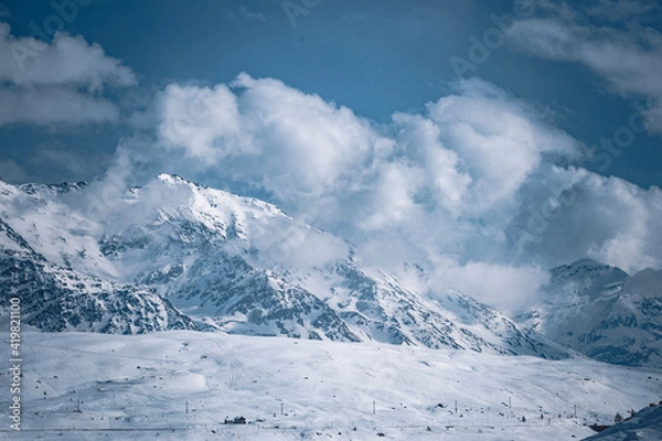 Obraz snow covered mountains